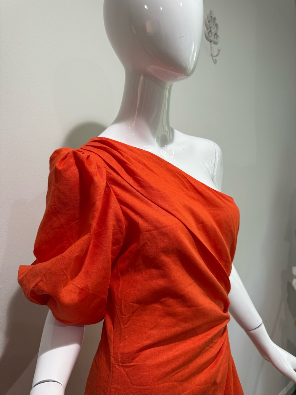 NWT Alamour The Label Morena Orange Cut Out Midi Dress Resortwear Wedding Guest - Picture 6 of 10